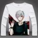 Tokyo Ghoul 喰 金 金 Kim Jung Kirishima Dong Xiang Anime Nhật Bản xung quanh quần áo áo thun dài tay thoải mái - Carton / Hoạt hình liên quan