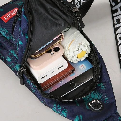 Новая сумка для грудной клетки мужская сумка для одно плеч