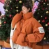 Mùa đông 2018 nữ sinh mới phiên bản Hàn Quốc của áo khoác cotton dày bánh mì ấm hoang dã áo khoác cotton ngắn thủy triều áo phao nữ dáng dài Bông