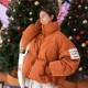 Mùa đông 2018 nữ sinh mới phiên bản Hàn Quốc của áo khoác cotton dày bánh mì ấm hoang dã áo khoác cotton ngắn thủy triều áo phao nữ dáng dài