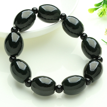 Natural Jade Hetian jade bracelet chain mens mojade road transfer bead jade bracelet with certificate