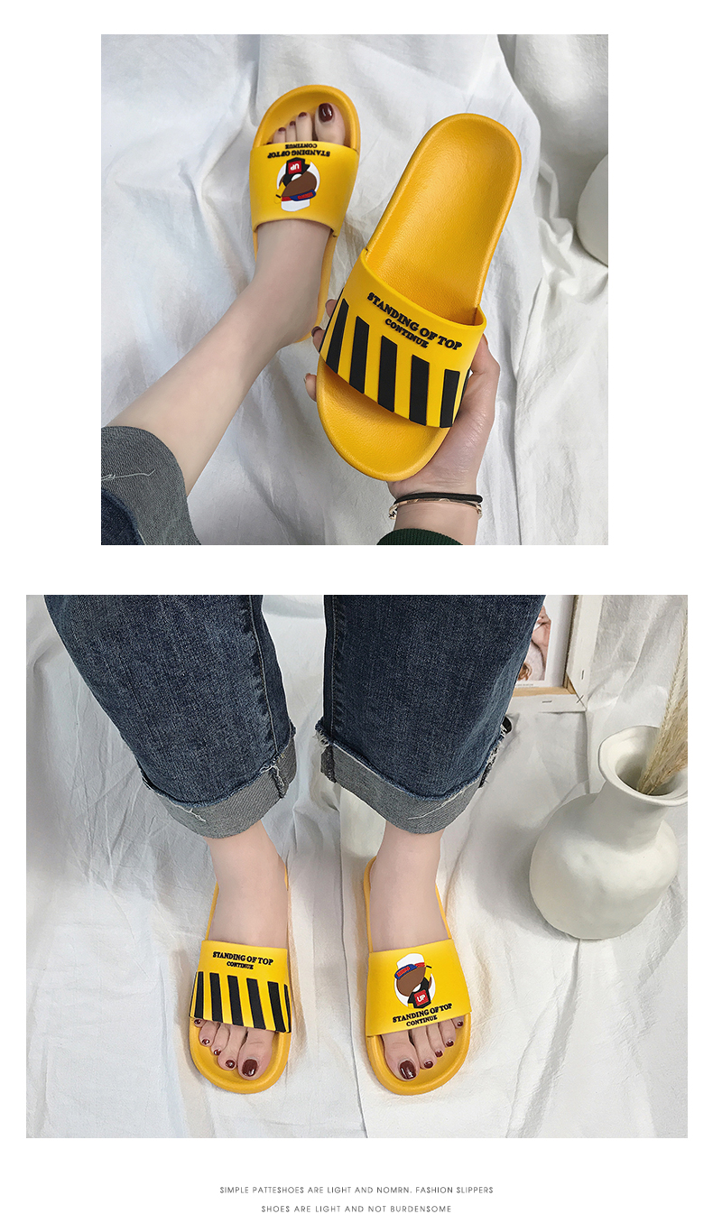 Kiểu Nhật dép phòng tắm nhà nhà nội thất dép mềm đáy chống trượt tắm và dép đi trong vài nữ mùa hè giày nhà của nam giới - Trang chủ dép nhựa đi trong nhà vệ sinh