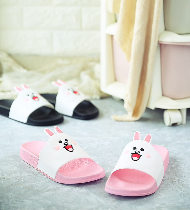 Đàn ông và phụ nữ cặp đôi dễ thương dép mùa hè và dép đi trong mùa hè nhà nội thất nhà tắm phòng tắm trượt với một dịch vụ chăm sóc giày nhựa - Trang chủ dép lông mang ở nhà