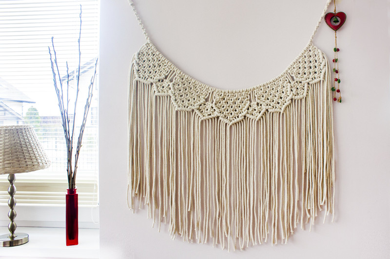 Tuyết đầu tiên. Phong cách Bắc Âu dệt tấm thảm boho nhà tường mềm treo tranh trang trí thủ công tấm vải treo tường