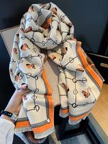 Japanese Cosp Kosp luxury quality~cashmere double-sided scarf female hair with a thick neck female