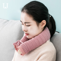 Jordan Judy silicone U-shaped neck hot water bag neck cervical vertebra water injection hot compress neck and shoulder collar warm waist treasure
