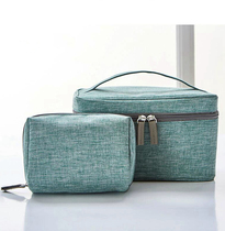 Travel travel wash bag portable small cosmetic bag simple cosmetic bag simple Japanese solid color large capacity portable storage bag
