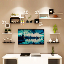 Wall shelf living room wall TV background wall decoration frame film and television Wall non-perforated wall wall shelf Wall Cabinet