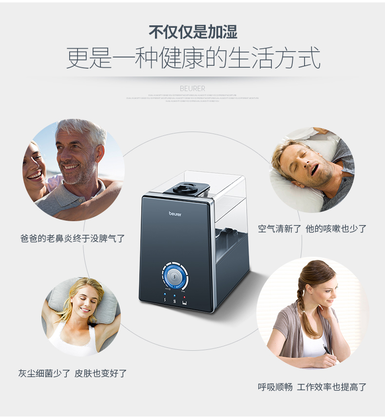 Máy hút ẩm Beker nhà câm khử trùng thông minh công suất lớn điều chỉnh máy phun hương liệu lạnh và ấm LB88 - Máy giữ ẩm cấu tạo máy phun sương