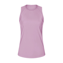 Yoga wear womens fitness vest quick-drying T-shirt loose mesh running cover-up sleeveless nude sports top thin section