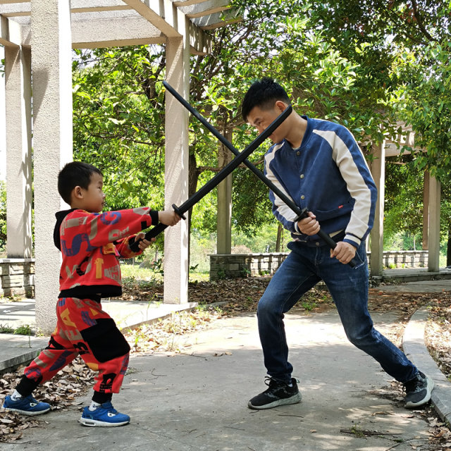 Bushido ຝຶກຊ້ອມ sword stick Iai sword Kendo martial arts training outdoor self-defense PU rubber ອາວຸດຂອງຫຼິ້ນເດັກນ້ອຍ