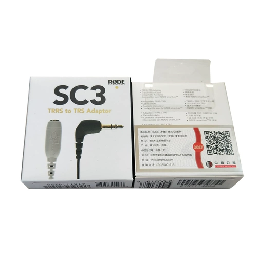 Rode SC3 TRRS в TRS Line Line/Conversion SLR Использование