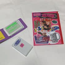 (Spot) Thence Korea SCRAP ALBUM sticker finishing zipper storage bag