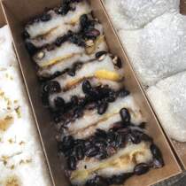 Nandaemun 100-meter-flavored rice cake red bean cut cake black bean cut cake Shanghai Wisteria Road 250g ~