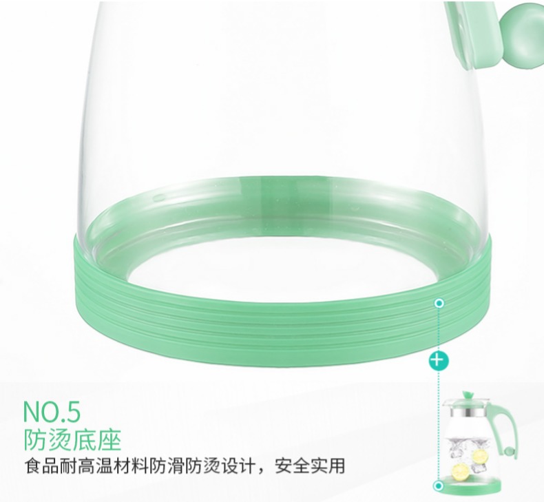 Nước Story Glass Lạnh Ấm Đun Nước Nhiệt Độ Cao Làm Mát Ấm Đun Nước Chịu Nhiệt Nổ Hộ Gia Đình Công Suất Lớn Bồn Tắm Mát Cốc Nước