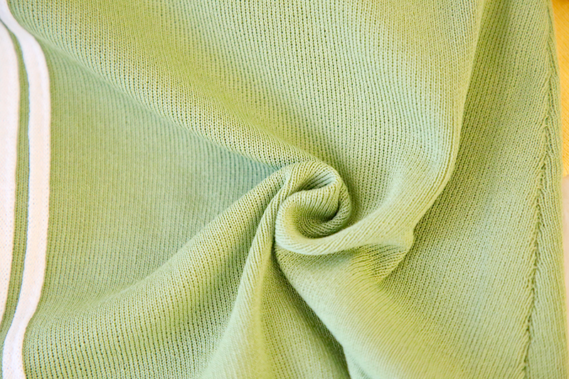 VK旗艦店 韓系娃娃領針織百搭拼接顯瘦排釦長袖洋裝