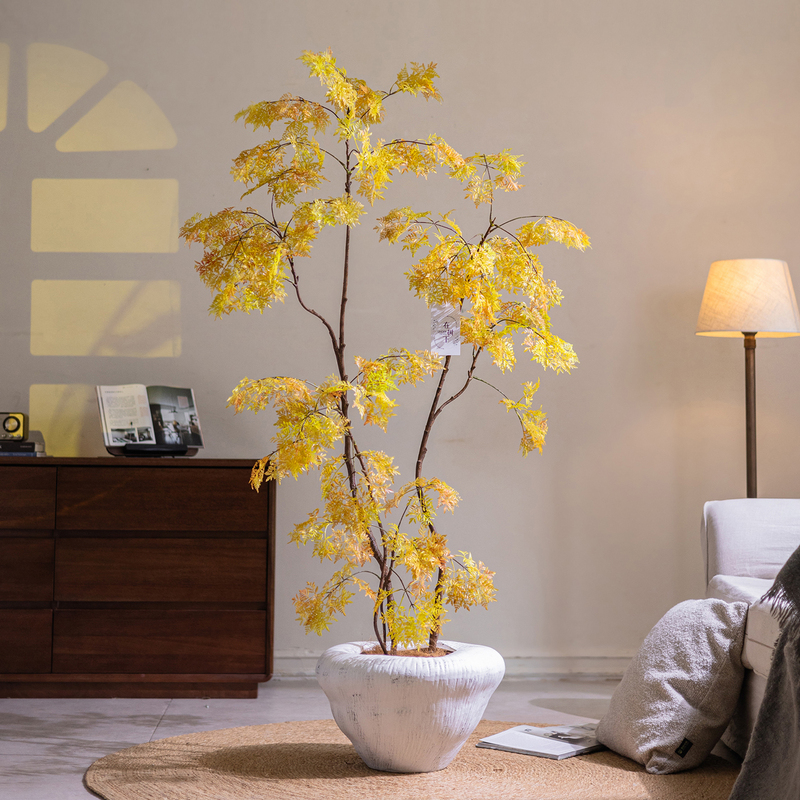 Artificial Ficus Benjamina Large Green Plant Potted Indoor Floor Decoration, Realistic and Luxurious Faux Plant Artificial Ficus Benjamina Large Green Plant Potted Indoor Floor Decoration, Realistic and Luxurious Faux Plant