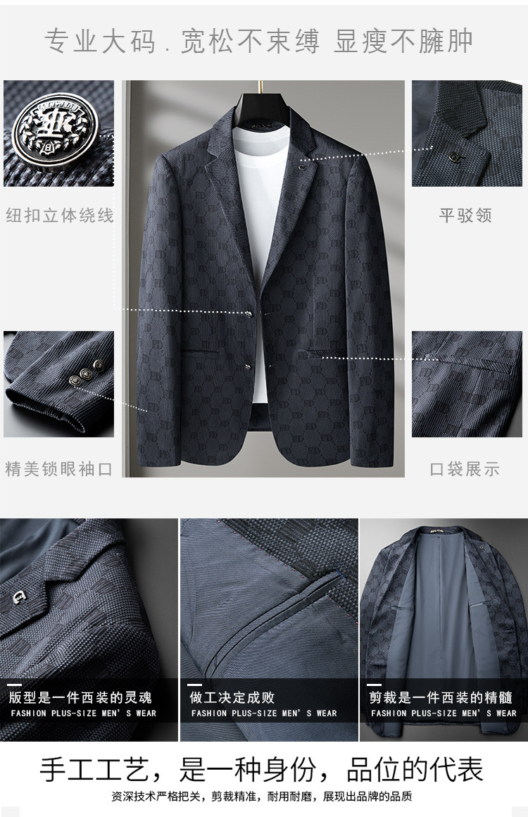 Осенний элитный костюм для отдыха, большой размер, свободный крой Others / Other 