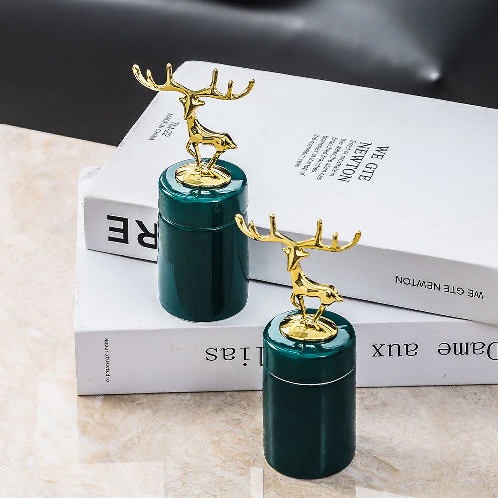 In Tooth Can Bucket Creators with Personality Simple Fashion Nordic Wind Luxury Table Tooth Table Tank