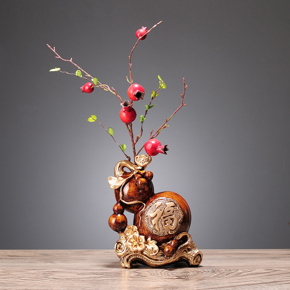 New Chinese home creative decoration Xuanshuan set up TV cabinet decoration room decoration company office