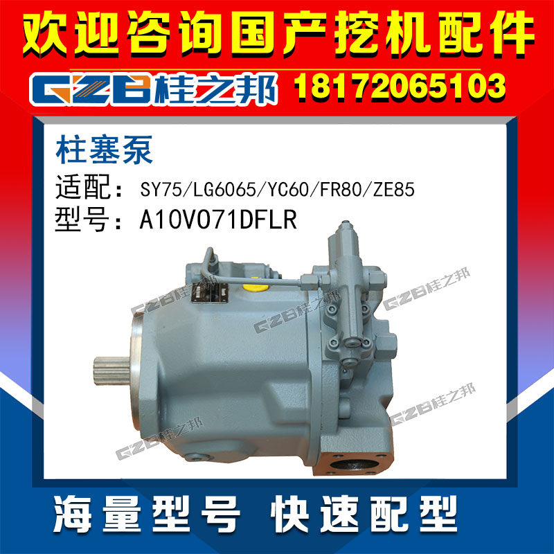 Adapted to Sany strange hand accessories original 55 65 75 hydraulic pump Rexroth plunger pump A10VO71DFLR