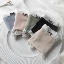 5 Panties Womens Skin Soft High Stretch Hip Stripes Breathable Lace Side Women breifs