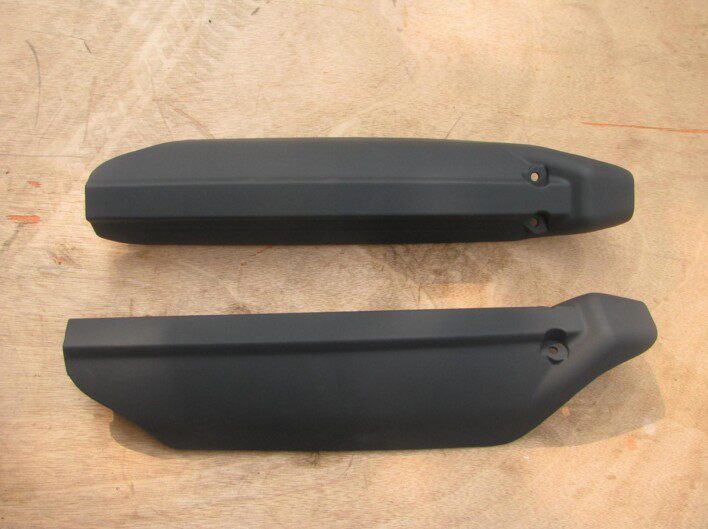 Jinan light riding Tibetan mastiff QM200GY-B (A) front fork shroud (three generations) matt black