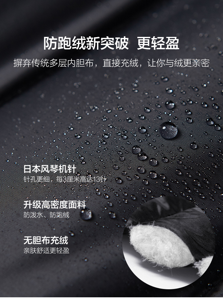 巴拉巴拉 男女儿童防泼水连帽羽绒服 90%白鸭绒 图5