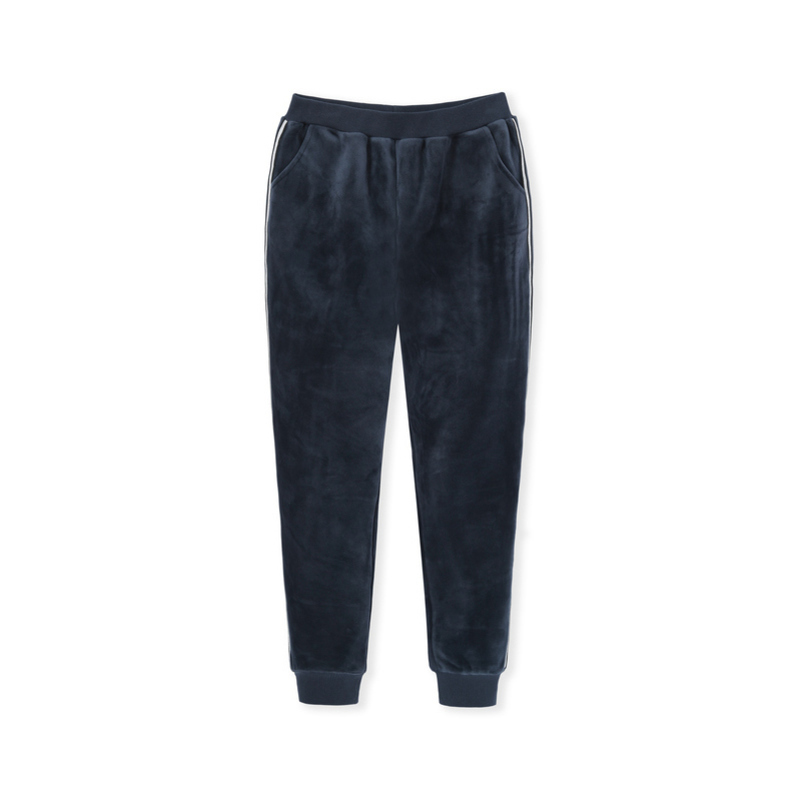 Balabala Childrens Quần 2020 sweatpants cô gái mới mùa thu / mùa đông Shake Velvet dày ở trẻ em lớn.