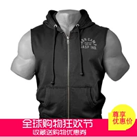 Mùa thu 2018 anh em cơ bắp mới ngoài trời áo thể thao xu hướng thời trang thể dục cardigan áo vest bó áo thun lạnh nam adidas