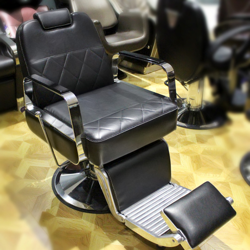 Yalong beauty salon chair men's down shaving chair Li Kun shop hair cutting lift hair salon special oil head chair new