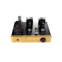 Lime 12AX7 launches 6P6P 6V6GT desktop low-power tube amplifier 4WX2 scaffolding iron chassis