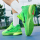 Баскетбольная обувь Kobe 6-го поколения Green Hornet с глубоким вырезом actual combat детская спортивная обувь с амортизацией 8-го поколения профессиональная спортивная обувь для подростков mini 3