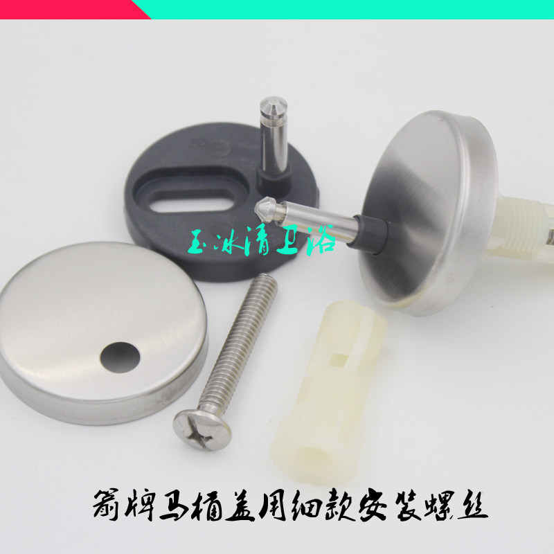 Arrow Brand AB1116 TOILET LID ACCESSORIES HINGE SUPPORT BASE BRACKET FIXED SCREW BOLT ASSEMBLY FAST DEMOLITION
