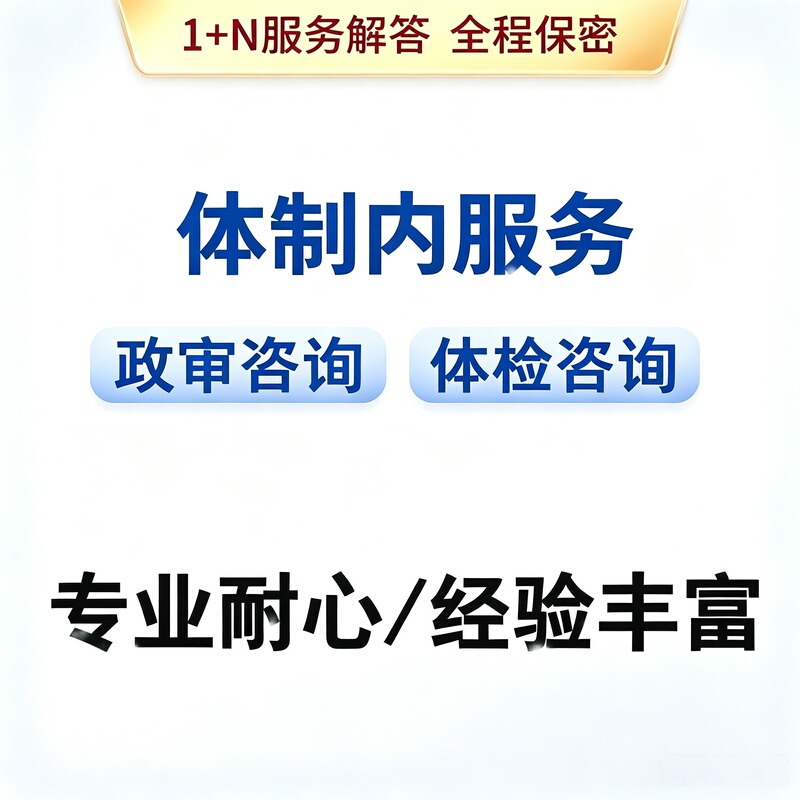 Civil Service Exams, Provincial Exams, Public Institution Exams, National Exams, Police Background Checks, Physical Examinations, Inquiries and Answers, and Consultation