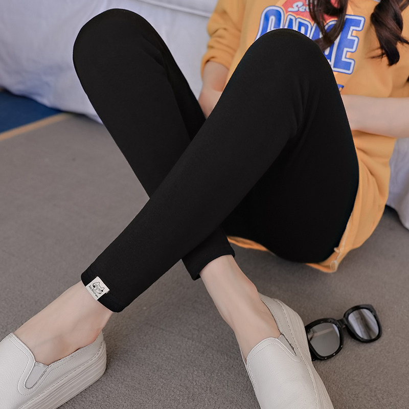 Pregnant Woman Inner Lap Pants Autumn winter paragraph outside wearing pregnant woman pants winter plus suede thickened warm winter clothing cotton pants to be slim fit