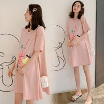 maternity summer clothing dress summer summer pure cotton net red t shirt suit premium sense top spring