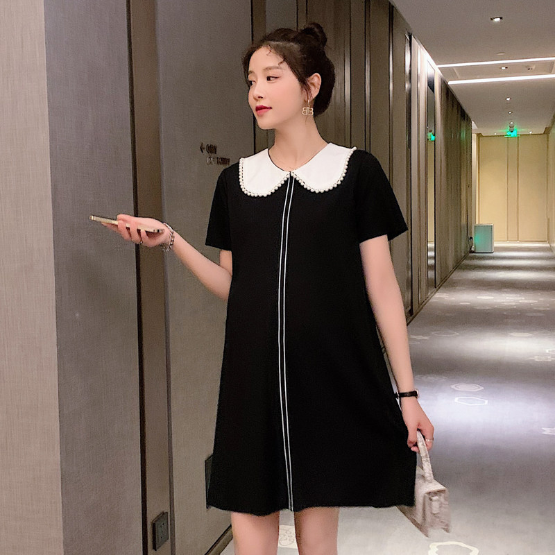 Pregnancy Woman Dress Summer Suit T-shirt Summer Ocean Dress Summer Fashion Dresses Small Scent Wind Thin blouses 2021 new