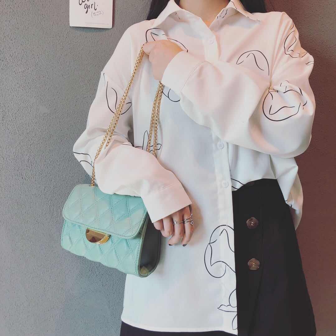 2019 mới túi nhỏ mùa hè nhỏ tươi nhỏ ck hạn chế nước ngoài cao cấp cảm giác túi xách nhỏ Pháp - Túi xách nữ túi xách nữ da mềm hàng hiệu
