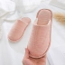 Mua một tặng một mùa thu và mùa đông nhà dép bông nữ dép vài bông không trượt nặng đáy ấm dép len nhà - Trang chủ dép nam đi trong nhà Trang chủ