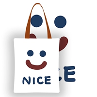 Canvas Bag-Mile Face