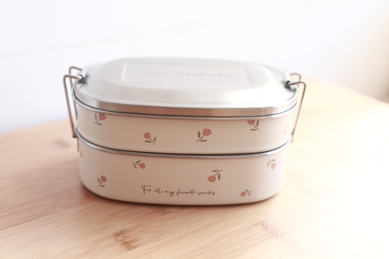 In-Stock Denmark ins Korean-Style Double-Layer 304 Stainless Steel Picnic Box Children's Lunch Box Baby Tableware Fresh-Keeping Box In-Stock Denmark ins Korean-Style Double-Layer 304 Stainless Steel Picnic Box Children's Lunch Box Baby Tableware Fresh-Keeping Box