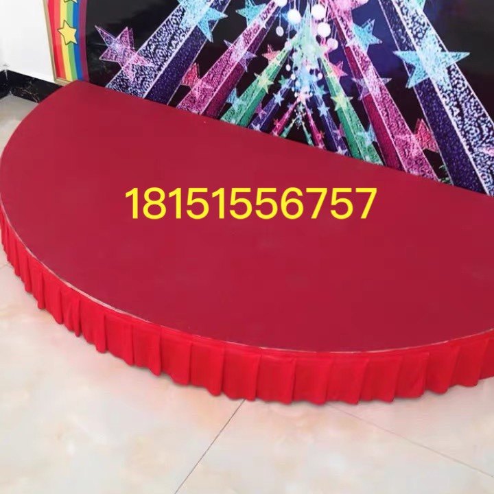 Kindergarten Indoor Small Stage Ttai Semi-circle Folding Foldable Removable Portable Stage Wedding Celebration indoor stage
