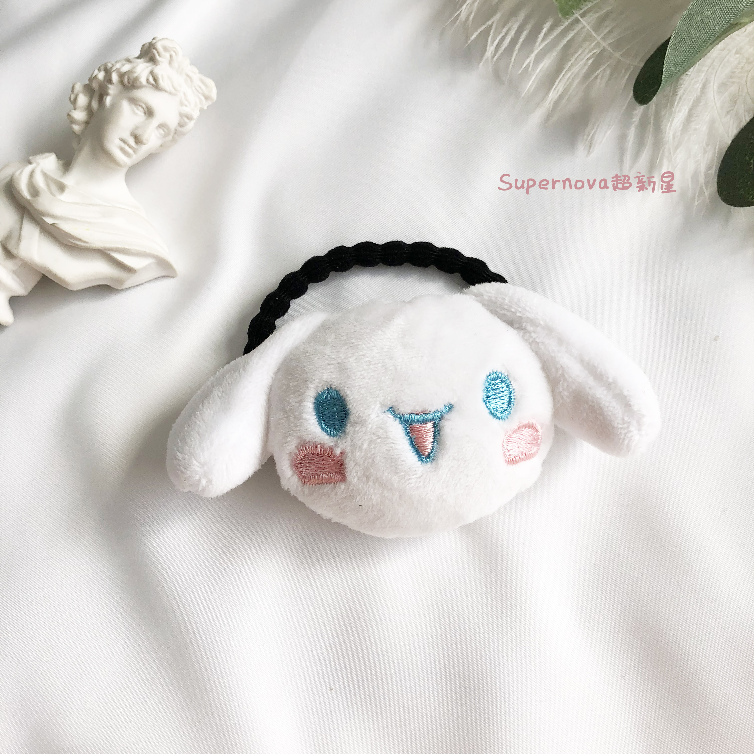 Mềm mại dễ thương cô gái hoạt hình dễ thương sang trọng kitty tiêu đề KT mèo nhỏ chó trắng Merlot búp bê kẹp tóc chó phụ kiện tóc nữ trâm cài tóc đơn giản