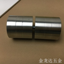 Bathroom partition accessories handle Stainless steel single hole handle Wooden door door handle thickened round handle