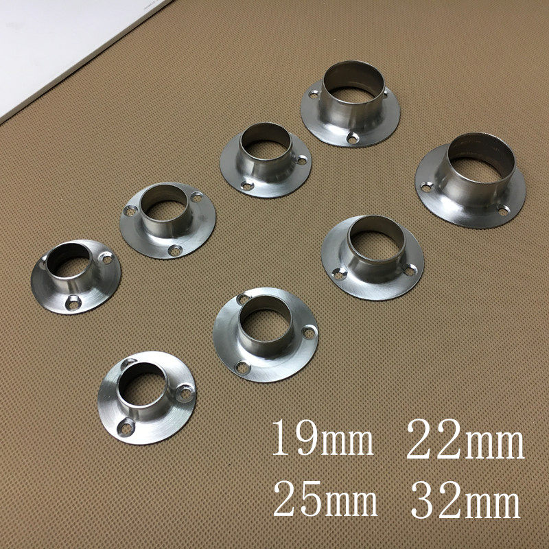Thickened stainless steel round tube base Low foot support frame cylindrical base Wardrobe overall cabinet round tube base 25mm