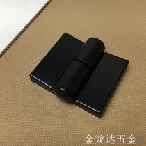 Bathroom plastic partition hinge Black lifting hinge Public toilet partition automatic closing hinge
