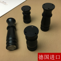 Germany imported black cabinet feet Weighted support feet Cabinet furniture feet Luxury legs gourd feet 12 cm