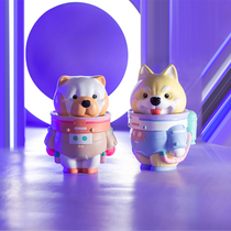 Interstellar Voyager Space Dog Blind Box Generation Astronauts Neighborhood Paparazzi presents a gift