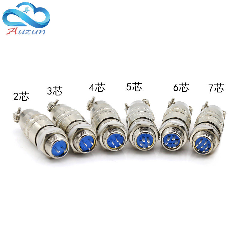 Aviation plug aviation socket XS12K4P-2 core 3 core 4 core 5 core 6 ...